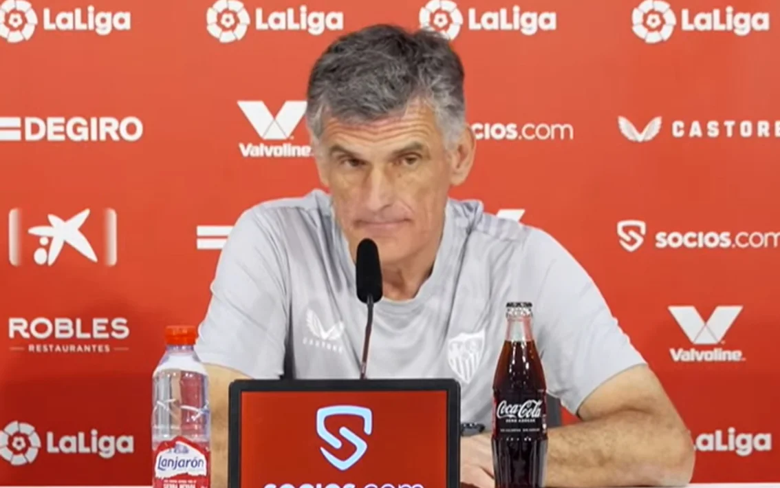 Mendilibar, sobre Navas, Acuña, Fernando, Nianzou, Marcao, Jordan, Suso ...