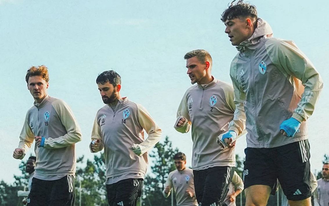 El Celta avanza en su preparación con una única baja y dos dudas en el