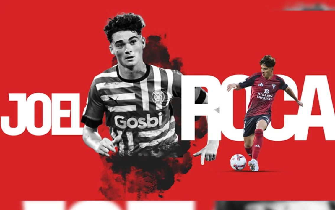El Girona hace oficial la cesión de Joel Roca al Mirandés - FútbolFantasy