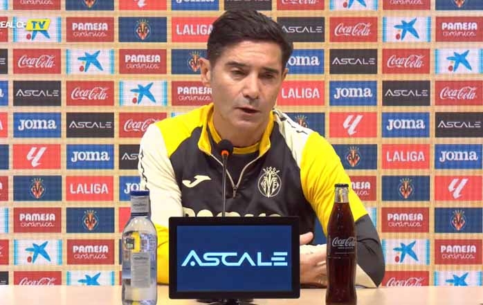 Marcelino, about Femenia, Papa Guia, Bailly, Gerard, Baena, Pepe, Ayoza, the infirmary and Osasuna.