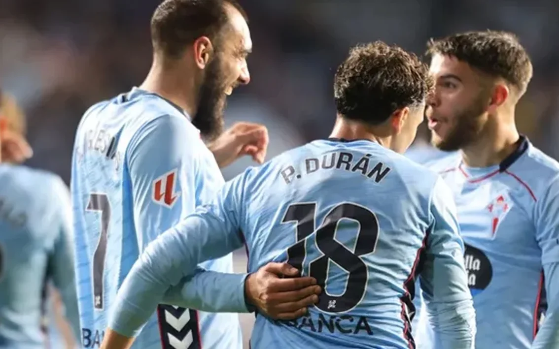 Sesión de entrenamiento del Celta de Vigo