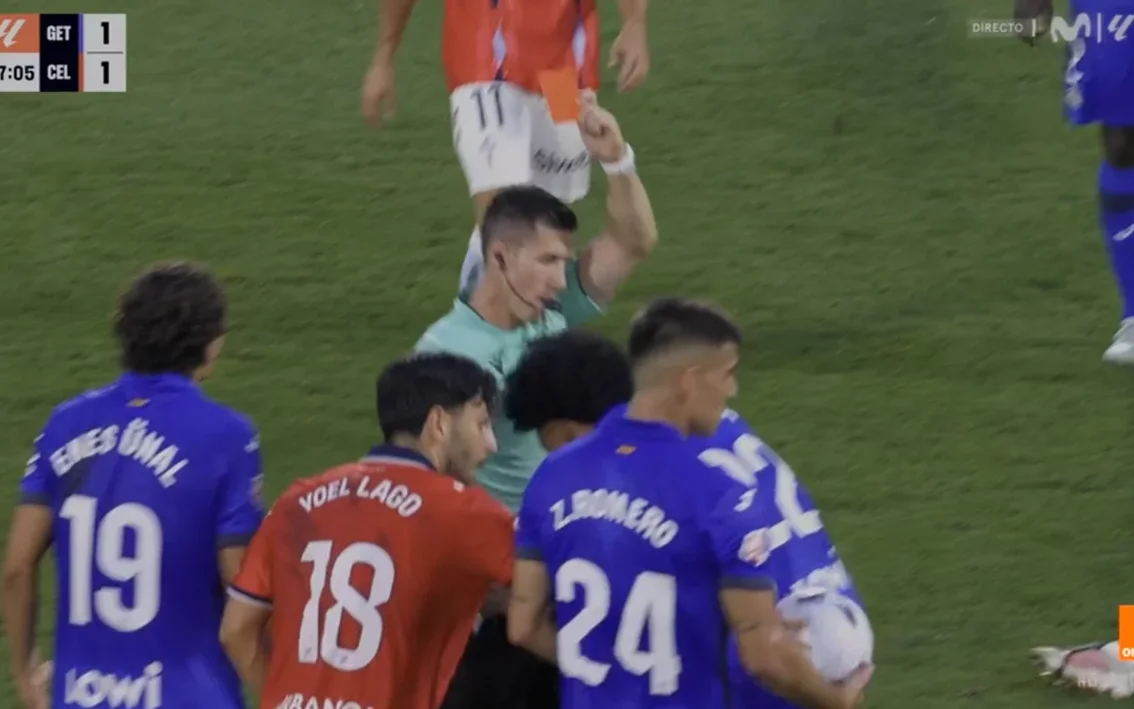 Zaid Romero se perderá el partido ante el Deportivo tras su expulsión