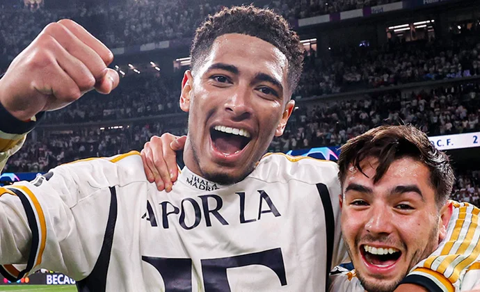 Bellingham jugó infiltrado por una leve molestia en la rodilla