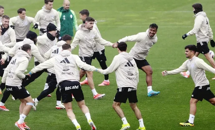 Tapia sigue integrado con el grupo tras el día de descanso