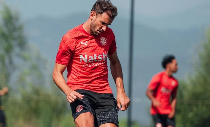 Stuani se prueba en algunos ejercicios, pero seguirá siendo baja junto con Solís y Borja