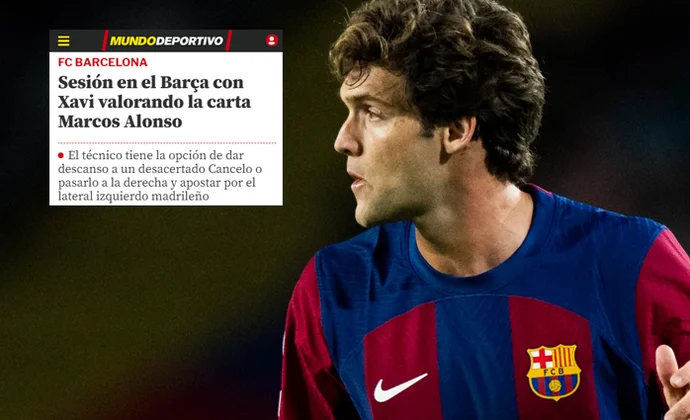 Mundo Deportivo dice que Marcos Alonso podría ser titular
