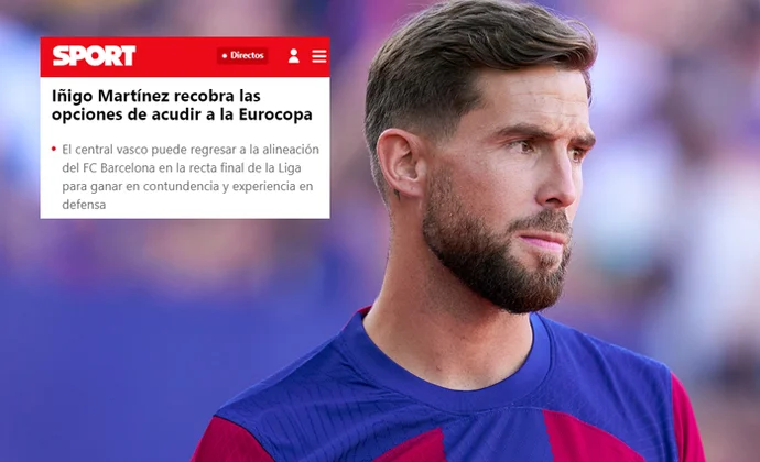 Según Sport, Íñigo Martínez apunta al once contra la Real Sociedad