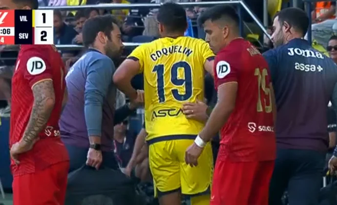 Las pruebas a Coquelin descartan lesión grave y confirman un esguince