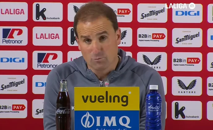 Arrasate lamentó el último gol y habló de Raúl García, Ibáñez y Rubén García