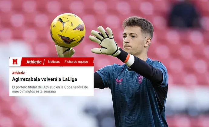 Marca dice que Agirrezabala tendrá un partido antes de terminar la temporada