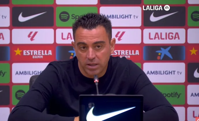 Xavi explica lo que más le ha gustado hoy y habla de Yamal, Lewandowski, Vitor Roque, Araujo, Gündogan y Raphinha