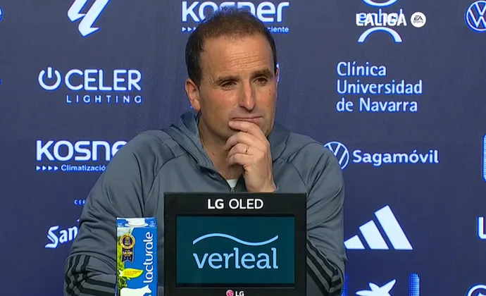 Arrasate analiza el empate y habla de Catena, Herrando, Mojica, Svensson, Moreno y Osambela