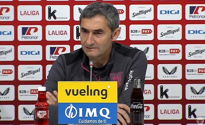 Valverde habló de Sancet, Galarreta, Unai Simón, Agirrezabala, De Marcos, Guruzeta y el partido de Vigo