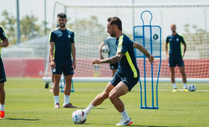 El Mallorca vuelve al trabajo pendiente de Maffeo, que sigue con problemas