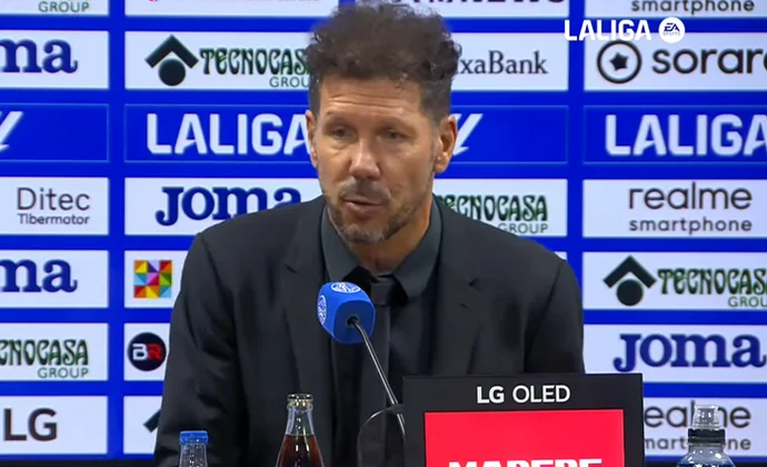 Simeone celebra la clasificación para Champions, el momento del equipo y el partido de Griezmann