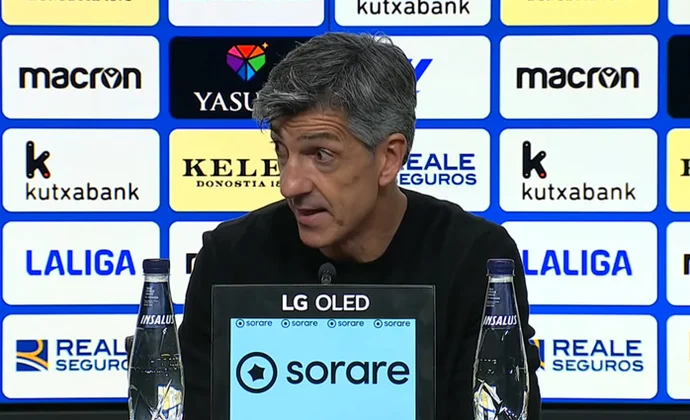 Imanol celebra la clasificación europea y habla de André Silva y Remiro