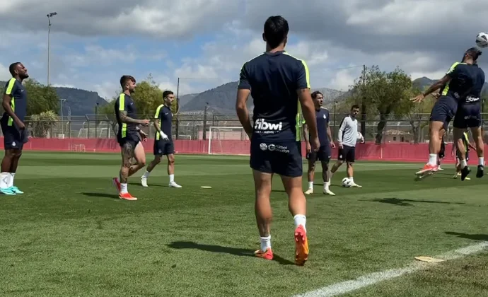 Maffeo vuelve al grupo en una suave sesión en Son Bibiloni