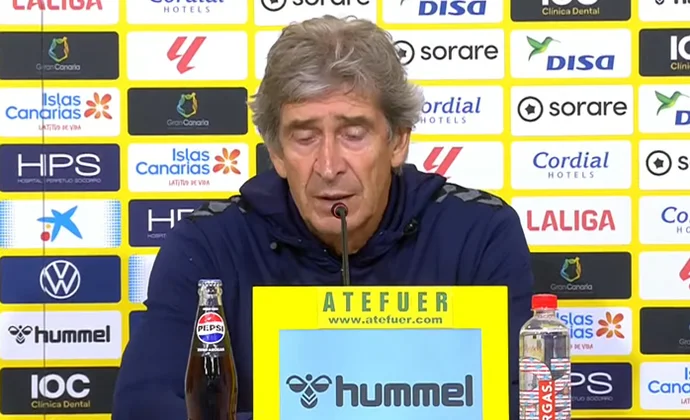 Pellegrini ve justo el empate y habla de Guido, Isco y la polémica del VAR