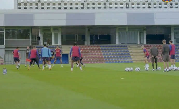 El Barcelona retoma los entrenamientos sin Araujo