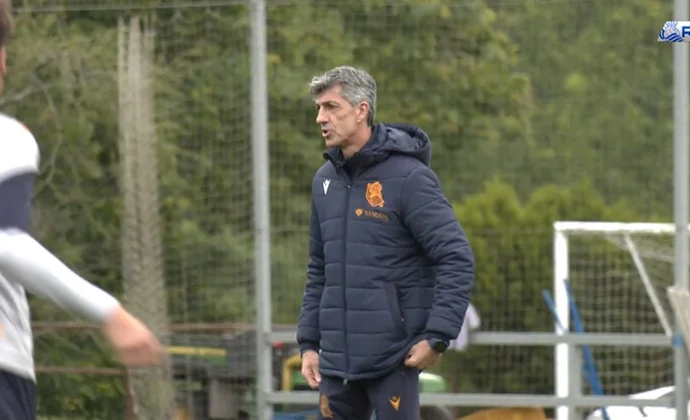 Sesión de recuperación en Zubieta sin los cinco lesionados