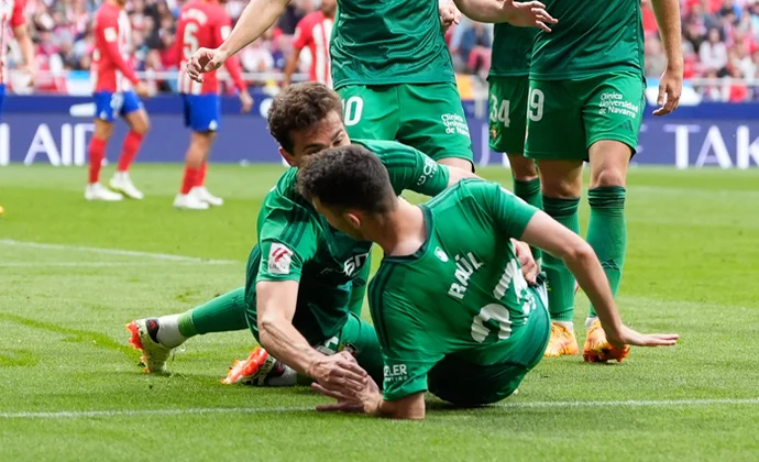 Jornada 37: Atlético 1-4 Osasuna. Estadísticas y puntos fantasy