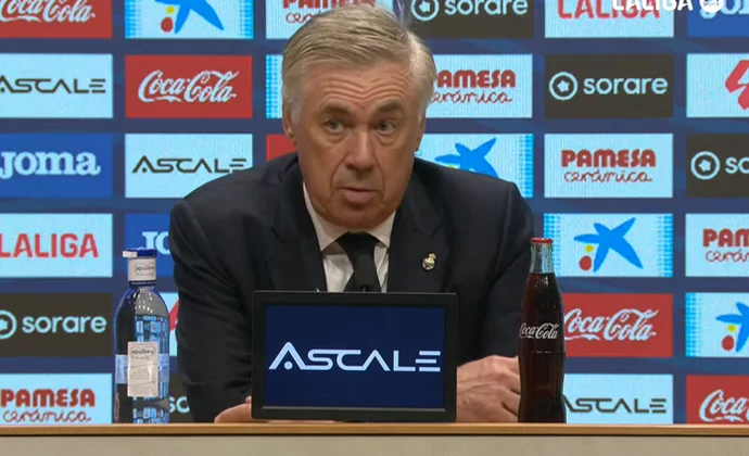 Ancelotti analiza el empate y habla de Arda Güler, Lunin, Militao y Brahim