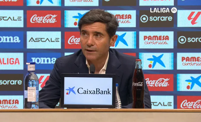 Marcelino lamenta el mal primer tiempo, explica los cambios en el descanso y habla de Sorloth