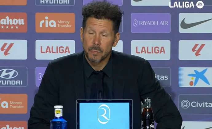 Simeone analiza la derrota y valora el gol de Morata