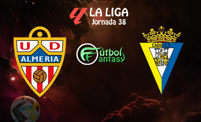 Posibles alineaciones y previa fantasy del Almería - Cádiz