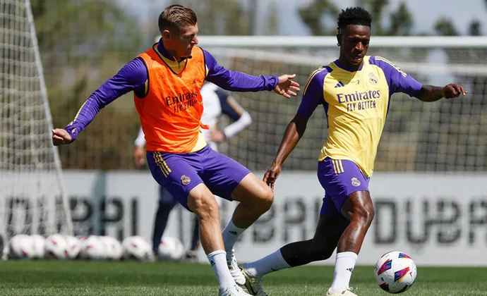 El Real Madrid completa la tercera sesión de la semana sin los dos lesionados