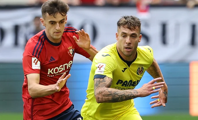 Jornada 38: Osasuna 1-1 Villarreal. Estadísticas y puntos fantasy