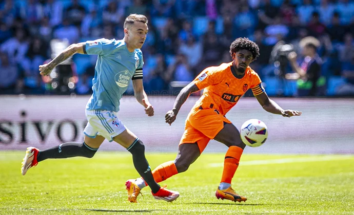 Jornada 38: Celta 2-2 Valencia. Estadísticas y puntos fantasy