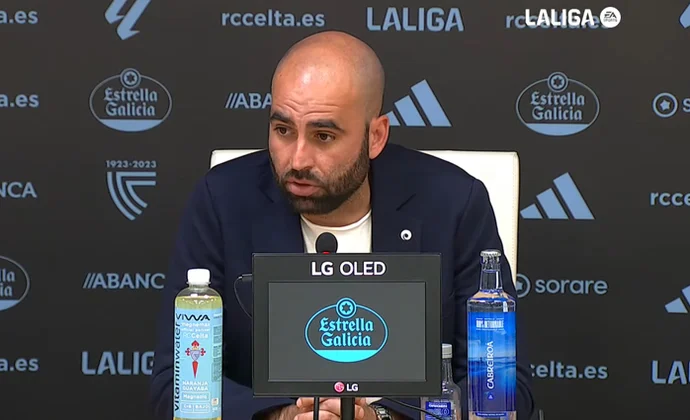 Giráldez hace balance y habla de Kevin, Tapia, Rueda, Yoel, Aspas, Hugo Álvarez, Damián, Sotelo y Carlos