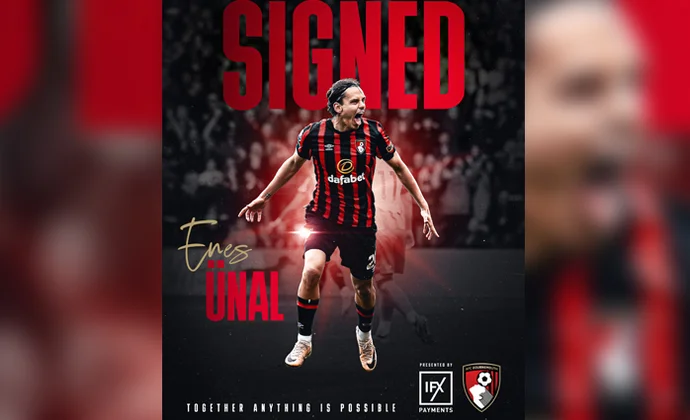 El Getafe hace oficial la venta de Enes Ünal al Bournemouth tras cinco meses cedido