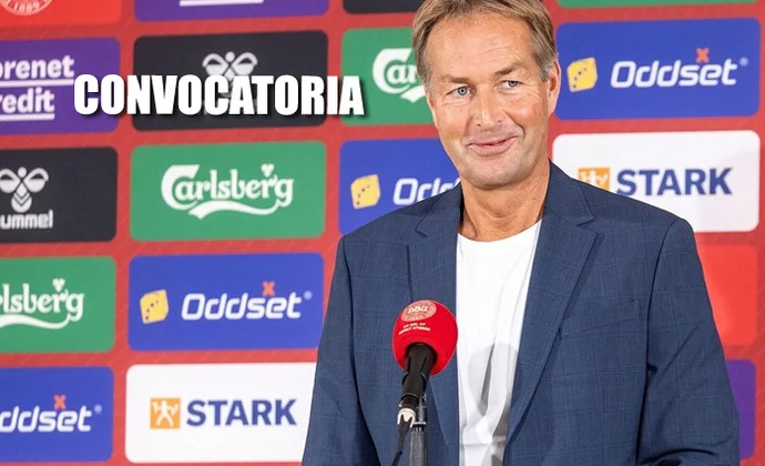 Kasper Hjulmand anuncia la lista de Dinamarca para la Eurocopa