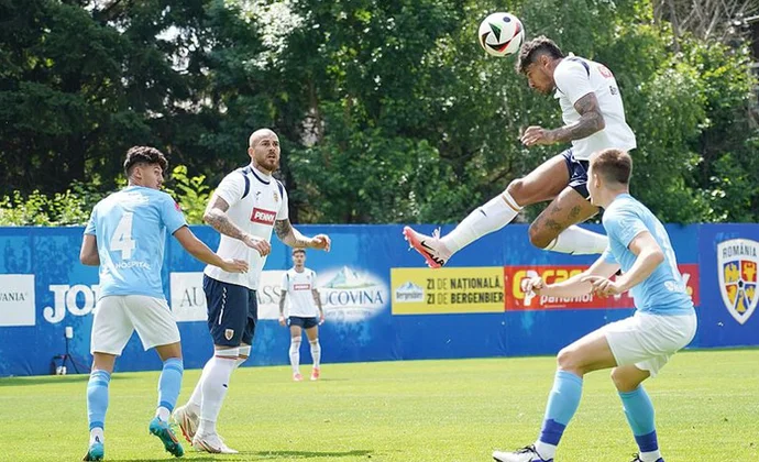 Rumanía golea 7-0 al filial del FC Voluntari en un partidillo