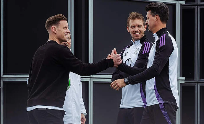 Ter Stegen llega a la concentración de Alemania, pero no jugará el amistoso de hoy