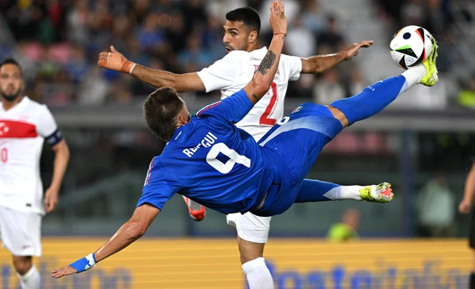 Amistosos internacionales: Italia 0-0 Turquía. Ficha técnica
