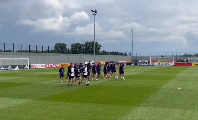Mittlestadt y Gruda, bajas en el entrenamiento de este miércoles
