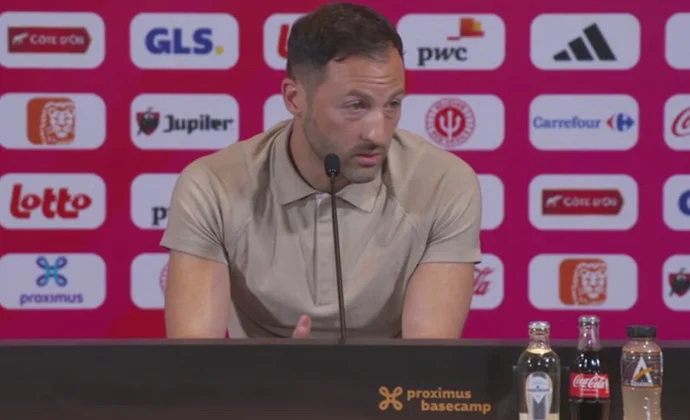 Tedesco habla de Witsel, De Cuyper, Lukaku, Openda y la portería belga