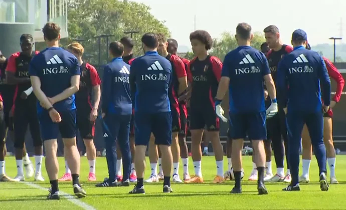 Vertonghen, Tielemans y Theate siguen al margen del grupo este viernes y Openda se dosifica