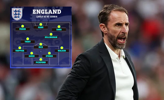 The Sun empieza a especular con el once de Southgate contra Serbia con Saka, Guehi y Alexander-Arnold