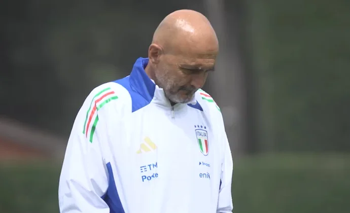 Sesión de recuperación de Italia sin Barella ni Meret