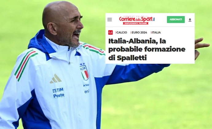 Corriere dello Sport apuesta por un once con defensa de cinco contra Albania