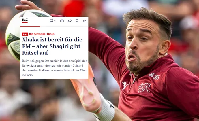 La prensa suiza sigue dudando de si Shaqiri llega en forma al torneo