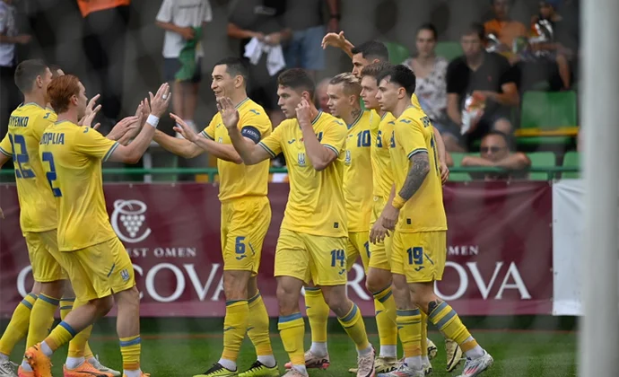 Amistosos internacionales: Moldavia 0-4 Ucrania. Ficha técnica