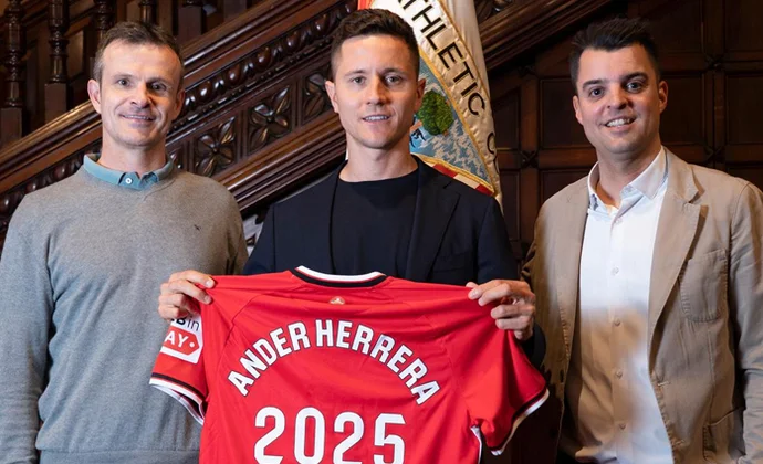 El Athletic hace oficial la renovación de Ander Herrera