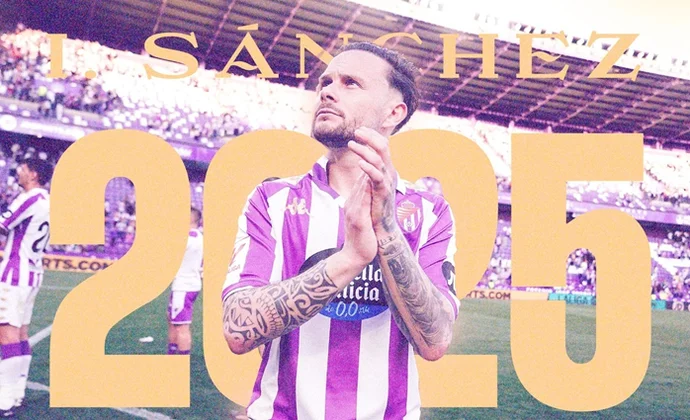 El Valladolid hace oficial la ampliación del contrato de Iván Sánchez un año más