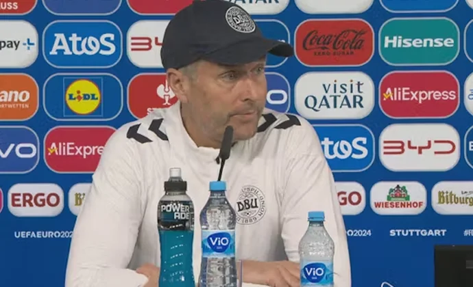 Hjulmand explica cómo llega el equipo y habla de Norgaard y Kjaer