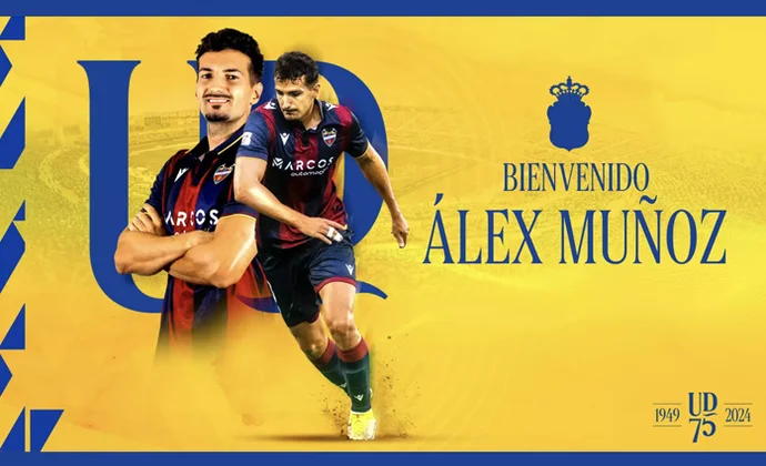 Álex Muñoz es oficialmente nuevo jugador de Las Palmas